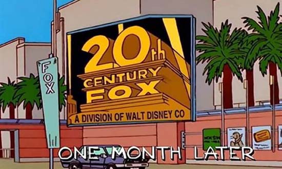 disney fox simpsons