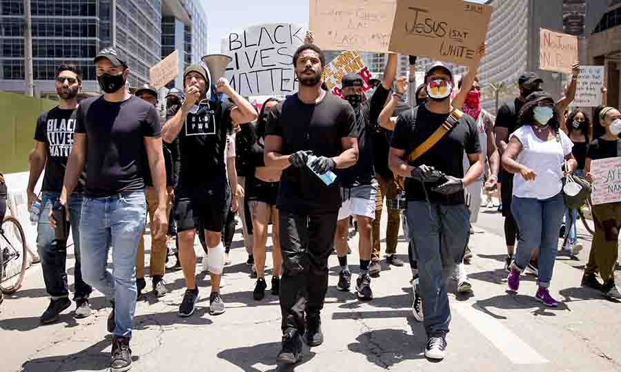 michael b jordan protestas black lives matter