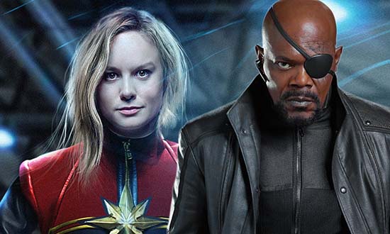 nick fury and captain marvel