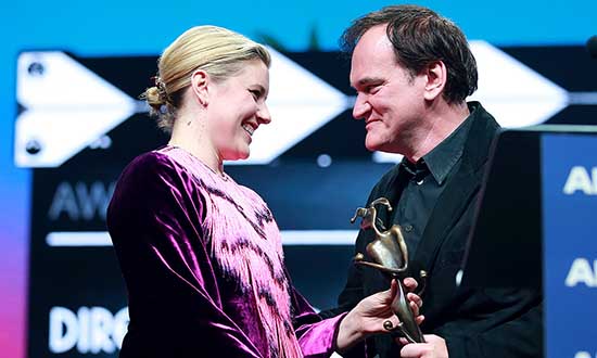 quentin tarantino greta gerwig speech