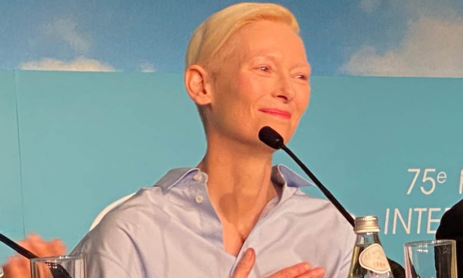 tilda swinton cannes 2022